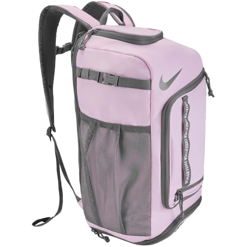 Nike Volleyball Backpack, Pink Foam/Smoke Grey/Smoke Grey, One Size Fits Most