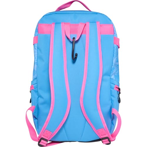 Rawlings Athletic Backpack, Columbia Blue/Pink, One Size