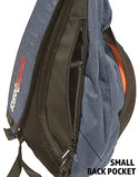 Infinite Discs Slinger Deluxe Disc Golf Backpack for Quick Disc Storage, 12 Discs in Your Bag (Blue)