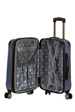 Rockland London Hardside Spinner Wheel Luggage, Blue, Carry-On 20-Inch