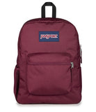 JanSport Cross Town Backpack - Simple Bag for Everyone with 1 Main Compartment, Front Utility Pocket - Premium Class Accessories - Cherry Lacquer