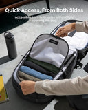 tomtoc Laptop Backpack 26L, Large Business Work Bag Fits 15.6-16 Inch Laptop, Water-Resistant Durable Computer Travel Backpack for Business Trip, Weekend Getaway