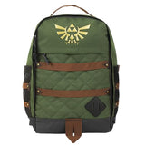Bioworld The Legend Of Zelda Hyrule Crest 17" Green adult Backpack