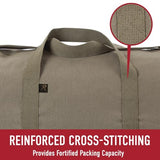 Rothco Heavy-Duty Canvas Shoulder Duffle Bag - Rugged Travel Gym Gear Equipment Bag, Olive Drab, 17 Inches
