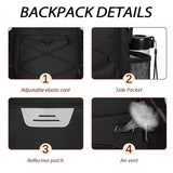 LARIPOP Basketball Backpack with Ball Compartment - Ventilated Shoe Pocket Fits US Size 15, Water Resistant 30L Sports Bag for Men Women Teen Athletes Practice Travel