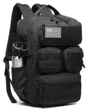 Wotony Tactical Backpack for Men, 25L/35L/45L EDC Backpack with Laptop Compartment, MOLLE System, Water-Resistant 900D Fabric, Multi-Pocket Travel Backpack for Hiking, Camping, Gym and Daily Use