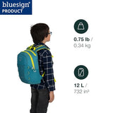 Osprey HydraJet 12L Kids' Hiking Backpack with Hydraulics Reservoir, Blue Spikemoss