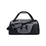 Under Armour Unisex-Adult Undeniable 5.0 Duffle, Pitch Gray Medium Heather (012)/Black, Small