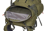 Kelty Coyote 60-105 Liter Internal Frame Backpack - Hiking, Backpacking, Travel, Hydration Compatible, Fully Adjustable (65L / Dark Olive)