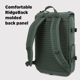 Topo Designs Rover Pack Tech - Work Business Travel Backpack, Integrated Organization, 2 Laptop Tablet Pockets, Comfortable Cushioned Support, Durable 1000D Fabric (Black/Black)