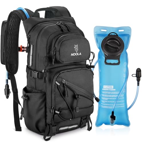NOOLA Hydration Hiking Backpack with 3L Water Bladder - 22L Water Backpack for Cycling, Running, Biking - Lightweight Hiking Pack Bag | Backpacks4Less