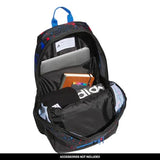 adidas Foundation Backpack, Splatter Black/Bright Royal Blue, OSFA