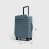 Away Softside Bigger Carry-On Suitcase, 23 Inch Expandable High-Strength Nylon Luggage With Spinner Wheels, Meets Requirements for Most Major Airlines, Coast Blue