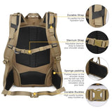 Mardingtop 40L Molle Tactical Cordura Backpack with 2.5 Liter Hydration Bladder