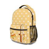 ZWSRKLY Anime Backpack 17 Inch Oxford Cloth (Yellow)
