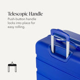 SwissGear 7366 Signature Hardside Expandable Luggage with Spinner Wheels, TSA Lock, Cobalt, Checked-Large 27-Inch