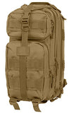 Rothco Convertible Medium Transport Pack – 25L Backpack – Shoulder or Crossbody – MOLLE and Hydration Compatible (Coyote Brown)