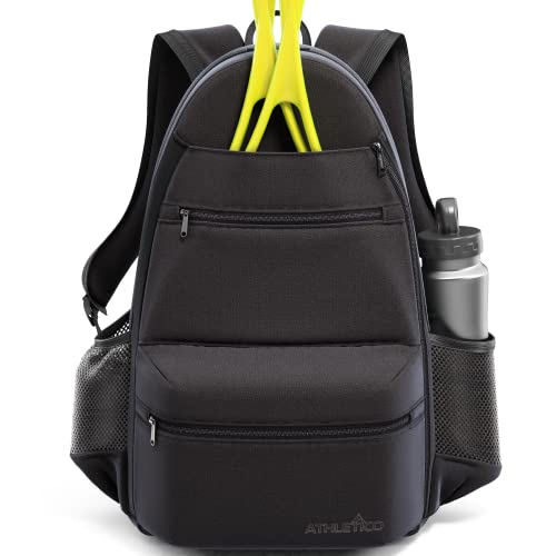Athletico Compact City Tennis Backpack (Black)