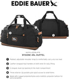 Eddie Bauer Bygone Duffel | Travel | Weekend Bag | Lightweight | Durable | 45L | Rugged Polyester/Nylon | U-Shaped Main Compartment | Black