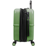 World Traveler Dejuno Tonal 28-Inch Polycarbonate Lightweight Hardside Expandable Spinner Luggage Suitcase with TSA Lock - Matcha
