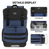 WOLT Laptop Backpack with USB Charging Port Fits Up to 17 Inch Laptop, College Backpack for Men Women, Computer Business Bookbag, Navy