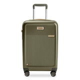 Briggs & Riley Essential 22 Inch Carry-On Expandable Spinner - Expandable Hardside Carry-On Luggage with CX Compression Technology - TSA Lock - Spinner Wheels - Sympatico Collection - Olive