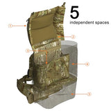 MT FILBE 100L+ Modular Tactical Backpack System Military Rucksack with External ABS Frame, Detachable Assault Pack & Hydration Carrier, Multi-Mission MOLLE Gear for Trekking, Hunting