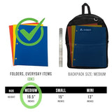 Everest 2045CR Classic Backpack, 16.5", Turquoise