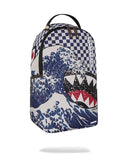 Sprayground Ichimatsu-Moyo Camokawa Backpack in Durable Cotton with Streetwear Design