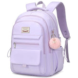 YOJOY Laptop Backpack 15.6 Inch College Backpacks for Women, School Backpack for Girls,Students Aesthetic Anti Theft Travel Daypack Large Bookbags Middle High School Back Pack(Purple)