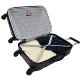 Wrangler 4 Piece Miami Luggage and Packing Cubes Set, Black
