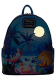 Loungefly Disney Stitch Camping Cuties Glow Mini Backpack | Lilo & Stitch Bags & Backpacks Standard