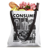 They Live Consume Aliens Collage Tote Bag