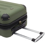 Travelers Club Chicago Hardside Expandable Spinner Luggage, Thyme Green, 22" Carry-On