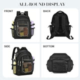 COK Mesh Backpack for School Heavy Duty Mesh Bookbag