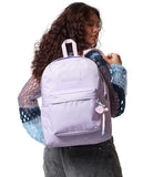 JanSport Superbreak Plus Charmed, Bag Charm Pastel Lilac/Lt Blue