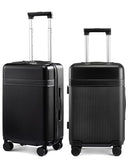 LOVEVOOK Hard Shell 24 Inch Carry On Luggage with Removable Lining,Large Capacity Carry On Suitcase with Wheels Lock,Lightweight Airline TSA Approved Checked Luggage for Men Women Travel Business Trip
