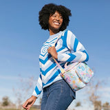Igloo 90s Retro Collection Square Lunch Box Cooler with Front Pocket and Adjustable Strap,Insulated Leakproof Lunch Cooler Bag, Reusable Lunch Tote