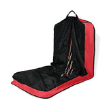 Dalix 60" Foldable Garment Bag Suits Cover Dresses w Front Pocket Red