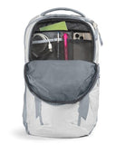 THE NORTH FACE Women's Pivoter Everyday Laptop Backpack, TNF White Metallic Mélange/Mid Grey, One Size