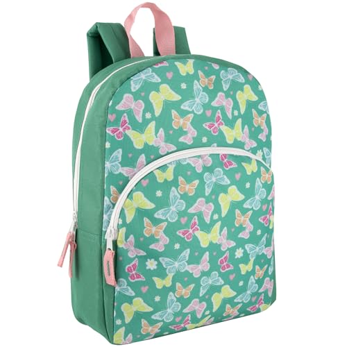 Trail maker 24 Pack Bulk Wholesale 15 Inch Fun Printed Backpacks for Commute, Travel (Unisex Fantastic Creature Prints)