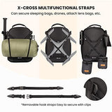 TARION Hardshell Camera Backpack Bag - 3-side Hard Case Professional Camera Bag with 14.5" Laptop Compartment & Waterproof Raincover for photographers (TRH Black)