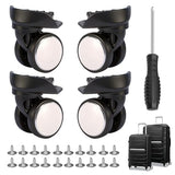 4Pack Wheels Replacement Kit Compatible With Samsonite Freeform Hardside Carry-On Luggage (Spinner Compatible Only With Samsonite Freeform Series)