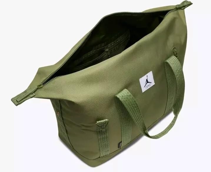 Jordan Jam Flight Duffle Men's Weekender Bag (Jam Flight Duffle, Weekender Bag, Olive, one size)