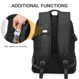 TUGUAN Insulated Cooler Backpack 38/42 Cans Double Deck Leakproof Lightweight Soft Lunch Backpack Small Cooler Bag Beach Picnic, Black