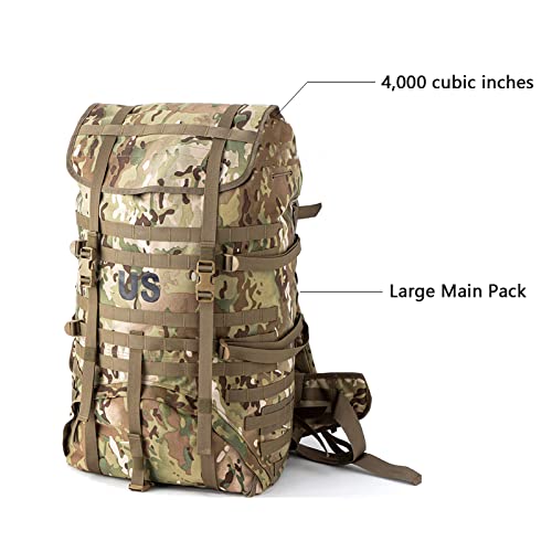 MT Military MOLLE 2 Large Rucksack with Frame, Army Tactical Backpack