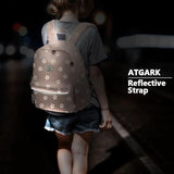 atgark Corduroy Toddler Backpack for Boys 2-5: Preschool Backpacks for Girls - 13.5" H Fit Folder