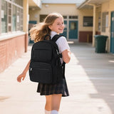Bluboon Backpack for Girls Kids School Backpacks Bow Quilted Bookbag Multiple Pockets Lightweight 15.6 Laptop Backpack for Elementary Primary Middle School