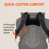 Kelty Coyote 60-105 Liter Internal Frame Backpack - Hiking, Backpacking, Travel, Adjustable Torso (105L / Black)