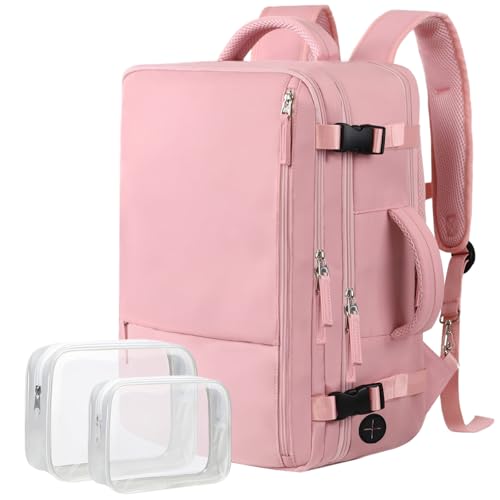 Hanples Travel Backpack for Women, 17 Inch Waterproof Laptop Backpack